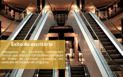 Êxito do escritório para lojistas de shopping