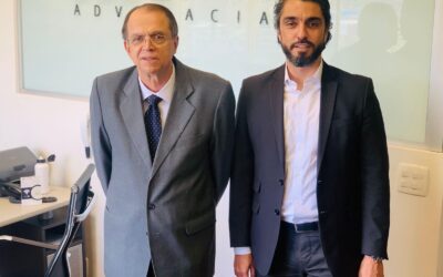 Ministro Caio Vieira de Mello visita nosso escritório
