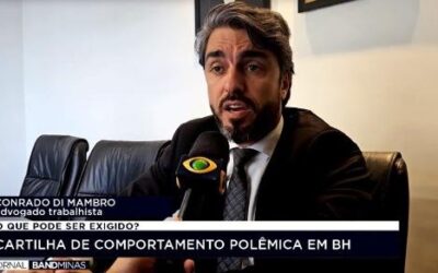 Cartilha de comportamento gera polêmica em BH